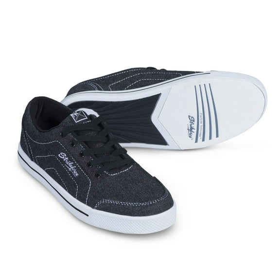 KR Strikeforce Laguna Black Denim Womens Athletic Bowling Shoe