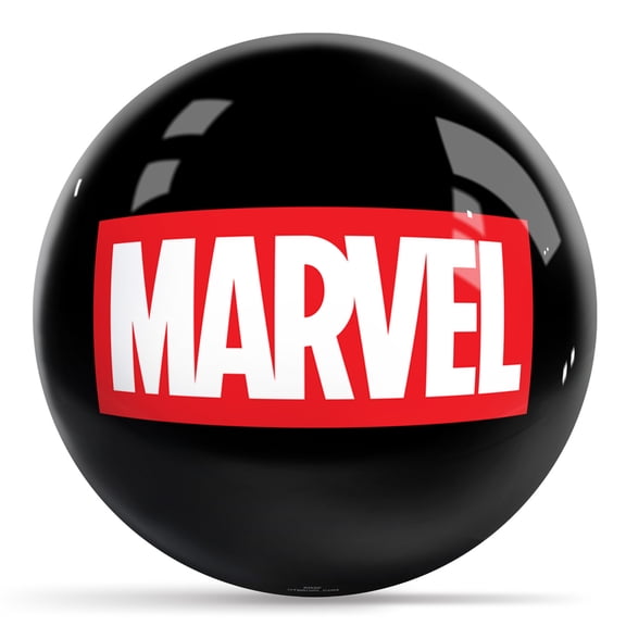 KR Strikeforce Marvel Classic Logo Black Undrilled Bowling Ball