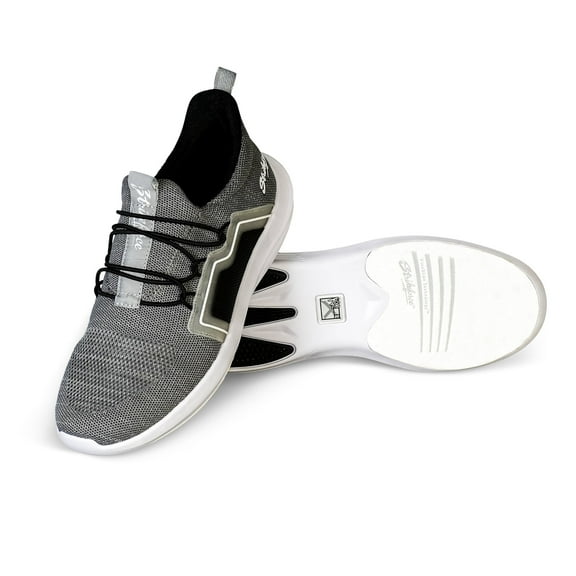KR Strikeforce Patriot Grey/Black Mens Athletic Bowling Shoe