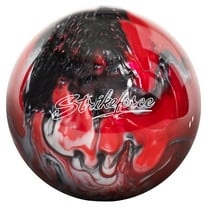KR Strikeforce Polyester Undrilled Bowling Ball Red/Black/White 6lb