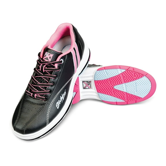 KR Strikeforce Starr Black/Pink/Blue Right Hand Womens Performance Bowling Shoe