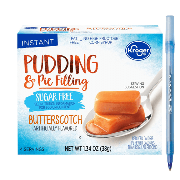 KR Sugar Free Butterscotch Pudding & Pie Filling 1.34 OZ