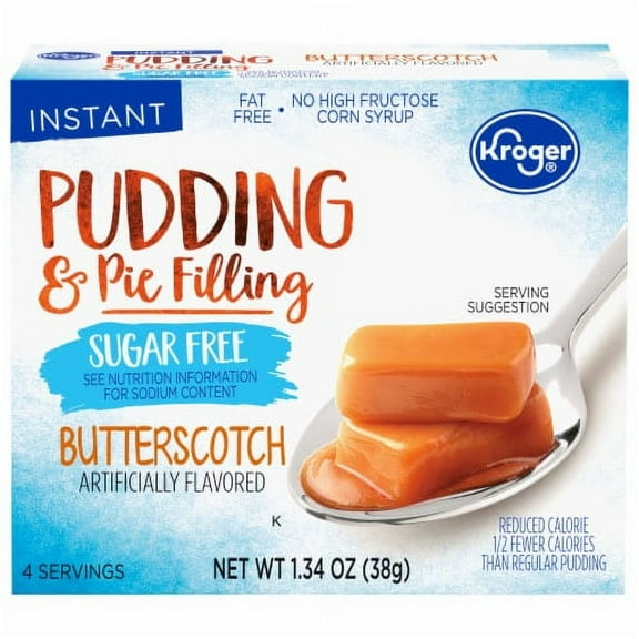 KR Sugar Free Butterscotch Pudding & Pie Filling 1.34 oz.