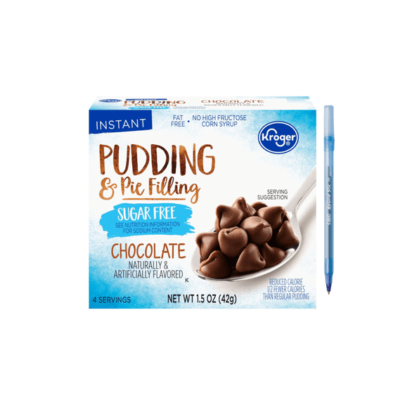 KR Sugar Free Chocolate Pudding & Pie Filling 3-Box 4.5 OZ