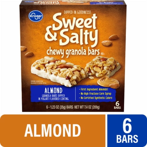 2X - KR Sweet & Salty Almond Chewy Granola Bars 6 ct / 1.23 oz