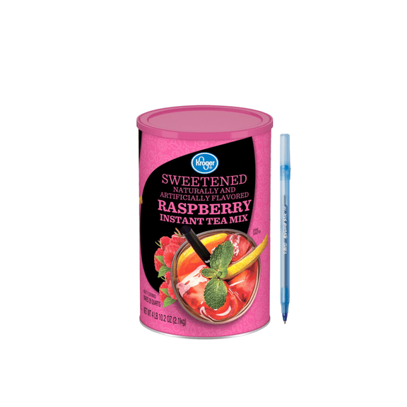 KR Sweetened Raspberry Instant Iced Tea Mix 74.2 oz