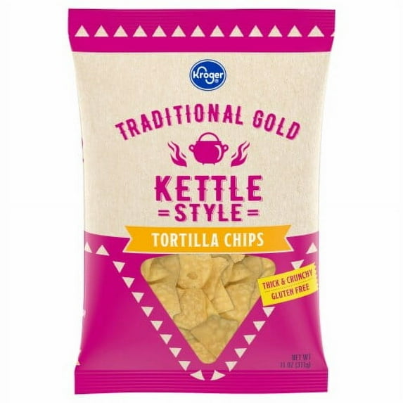 KR Traditional Gold Kettle Style Tortilla Chips 11 oz