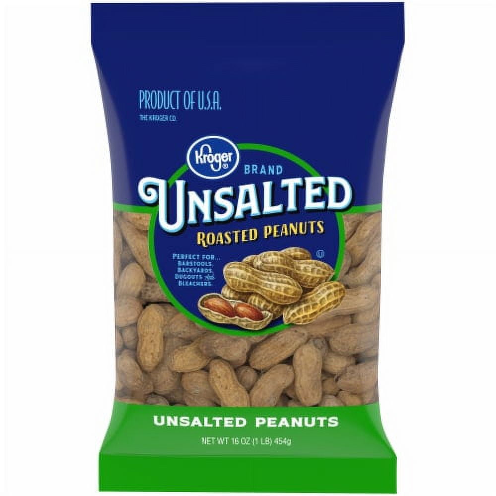KR Unsalted In-Shell Peanuts 16 oz.