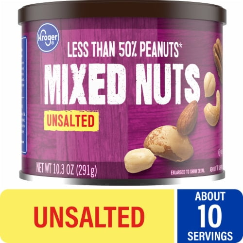 KR Unsalted Less Than 50% Peanuts Mixed Nuts 10.3 oz