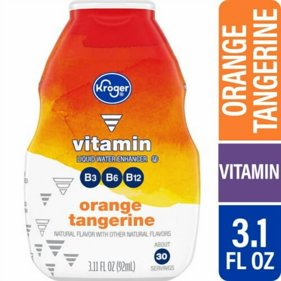 KR Vitamin Orange Tangerine Water Enhancer Bottle 3.11 fl oz - Pack of 2