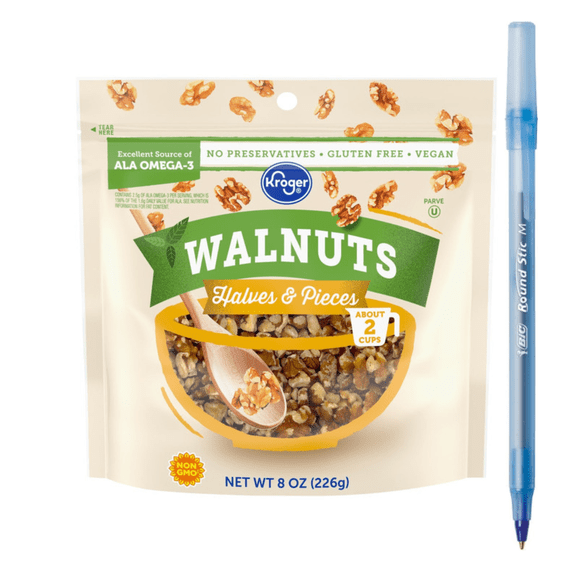 KR WALNUT HALVES & PIECES 8 OZ