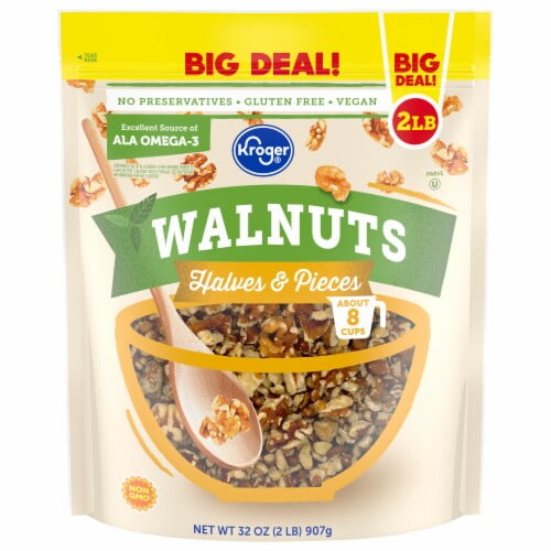 KR Walnut Halves & Pieces 32 oz