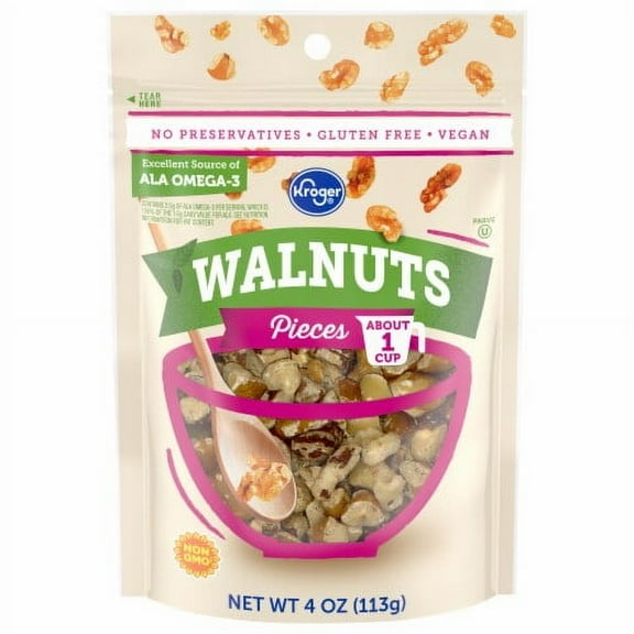 KR Walnut Pieces 4 oz - Pack of 2