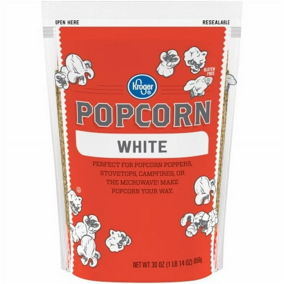 KR White Popcorn Kernels - 30 oz