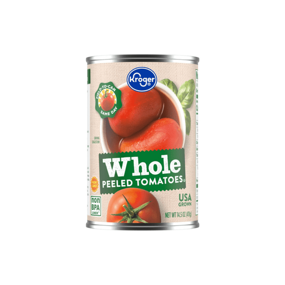 KR Whole Peeled Tomatoes 14.5 oz