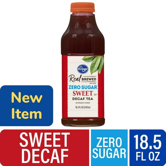 KR Zero Sugar Decaffeinated Sweet Tea, 18.5 fl oz