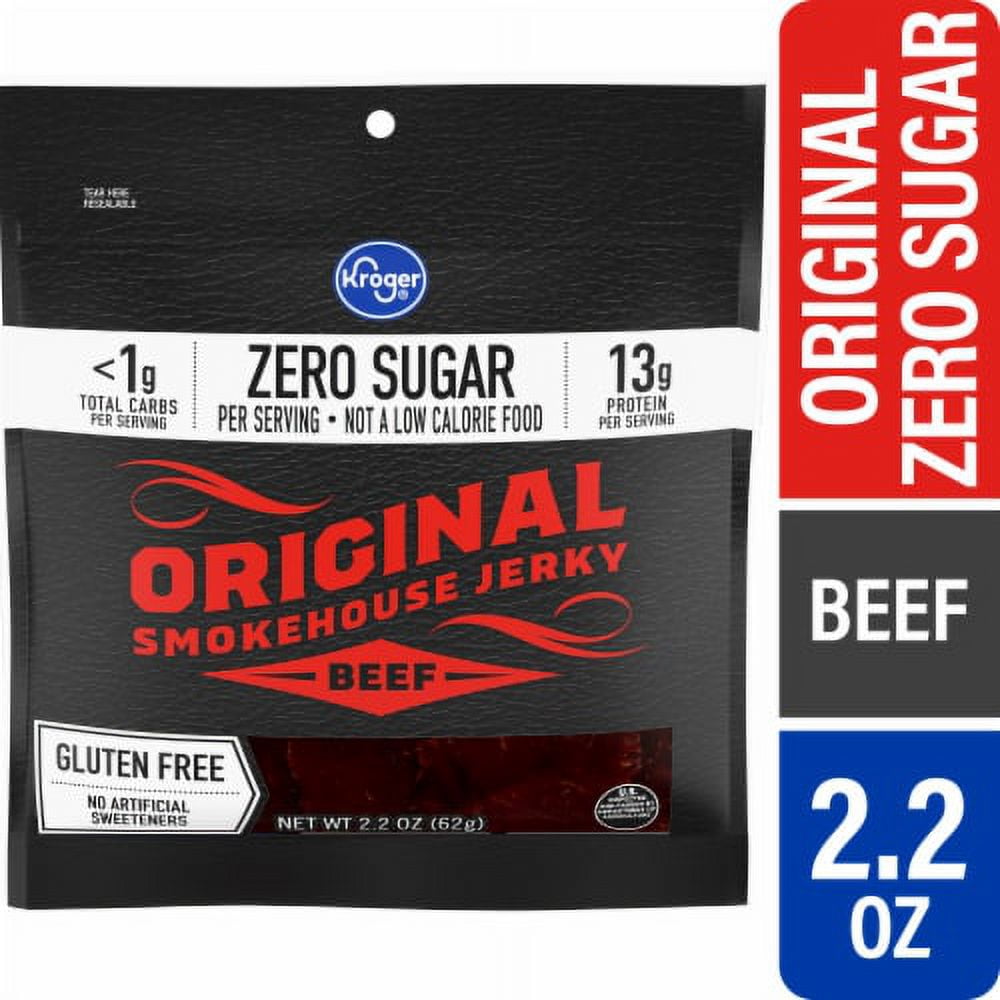 KR Zero Sugar Original Smokehouse Beef Jerky