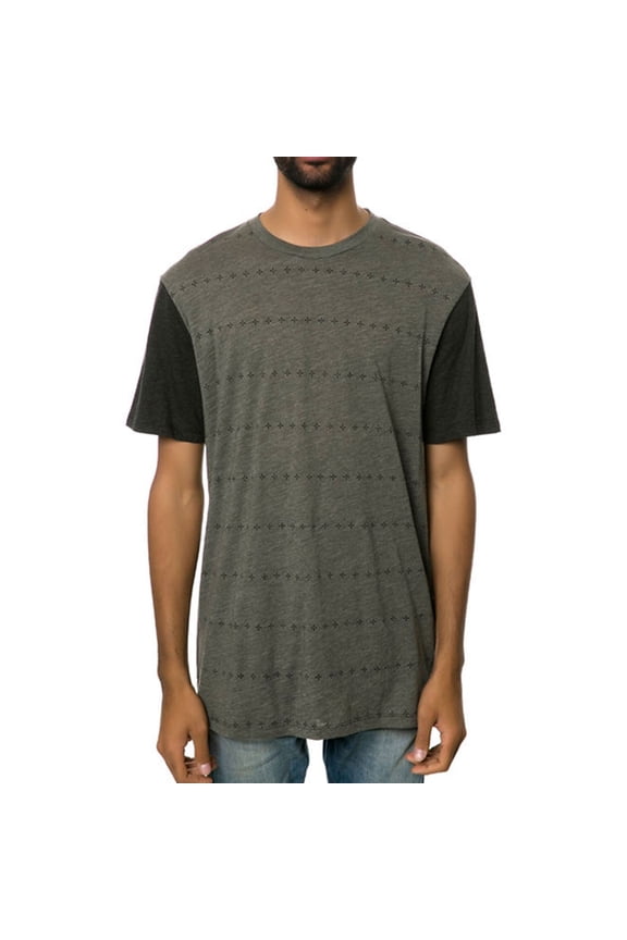 KR3W Mens The Speedway Graphic T-Shirt, Grey, Medium