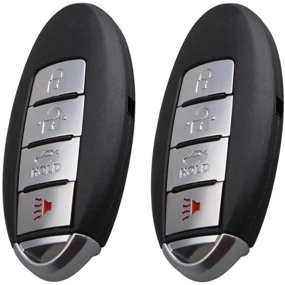 KR55WK48903 KR55WK49622 2-Pack Keyless Entry Remote Car Key Fob Replacement for 2008-2010 Fit for EX35 3.5L 2009-2012 Fit for FX35 3.5L 4 Button