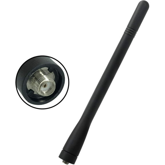 KRA-26 VHF 6.6 inch Whip Antenna Compatible with RadioTK-5220 TK-5210 TK-2207 TK-2200 TK-2170 TK-2160 TK-2000E TK-280 TK-272G TK-190