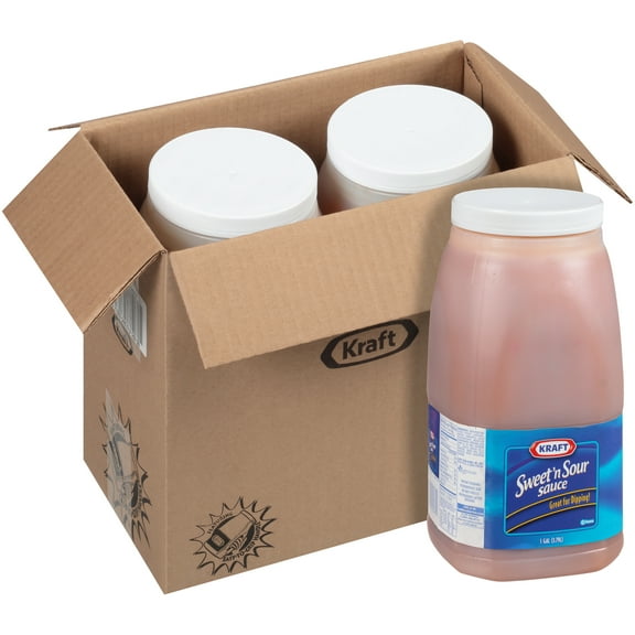 KRAFT Bulk Sweet and Sour Sauce, 1 gal. Jug (Pack of 4)