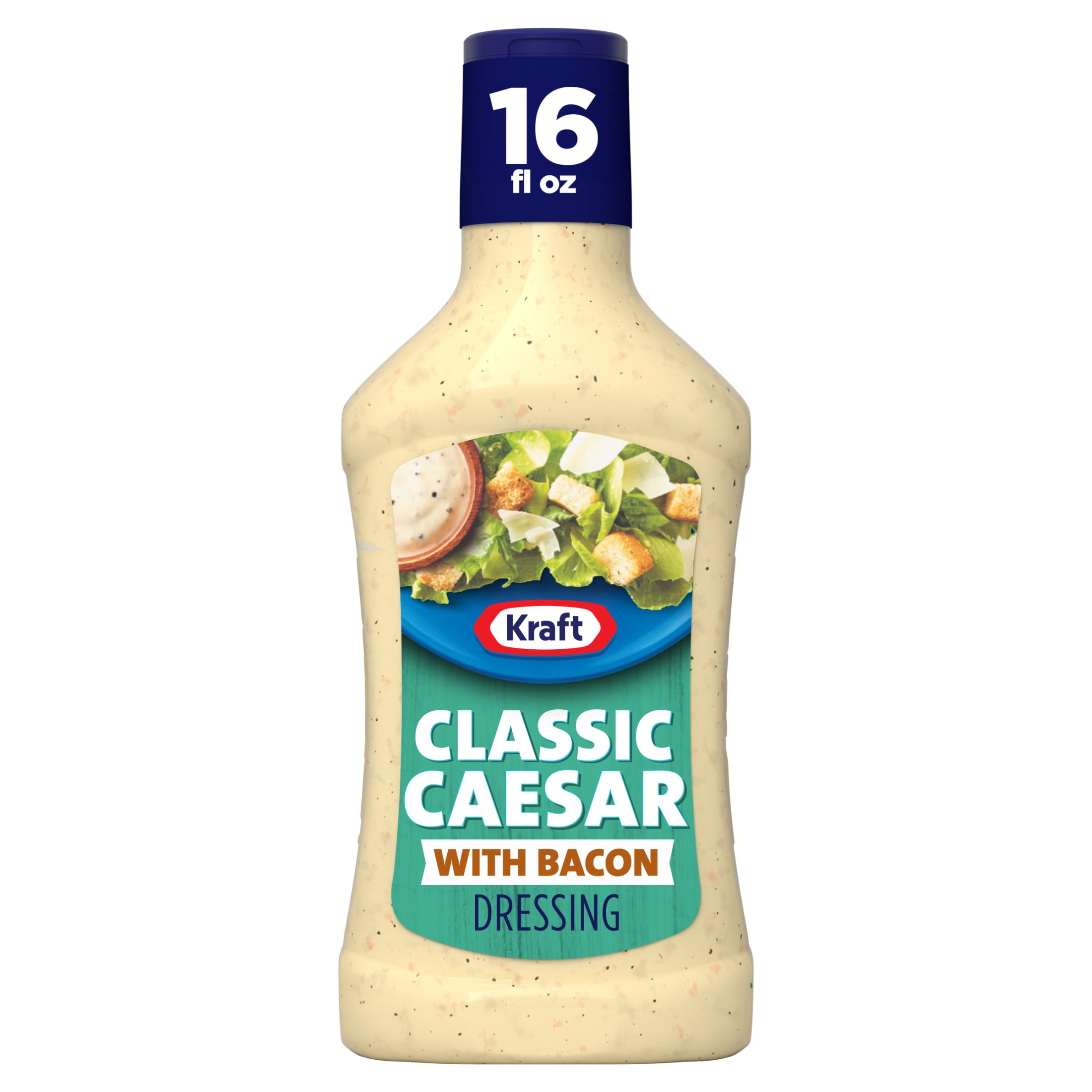 Kraft Caesar with Bacon Dressing, 16 fl oz Bottle