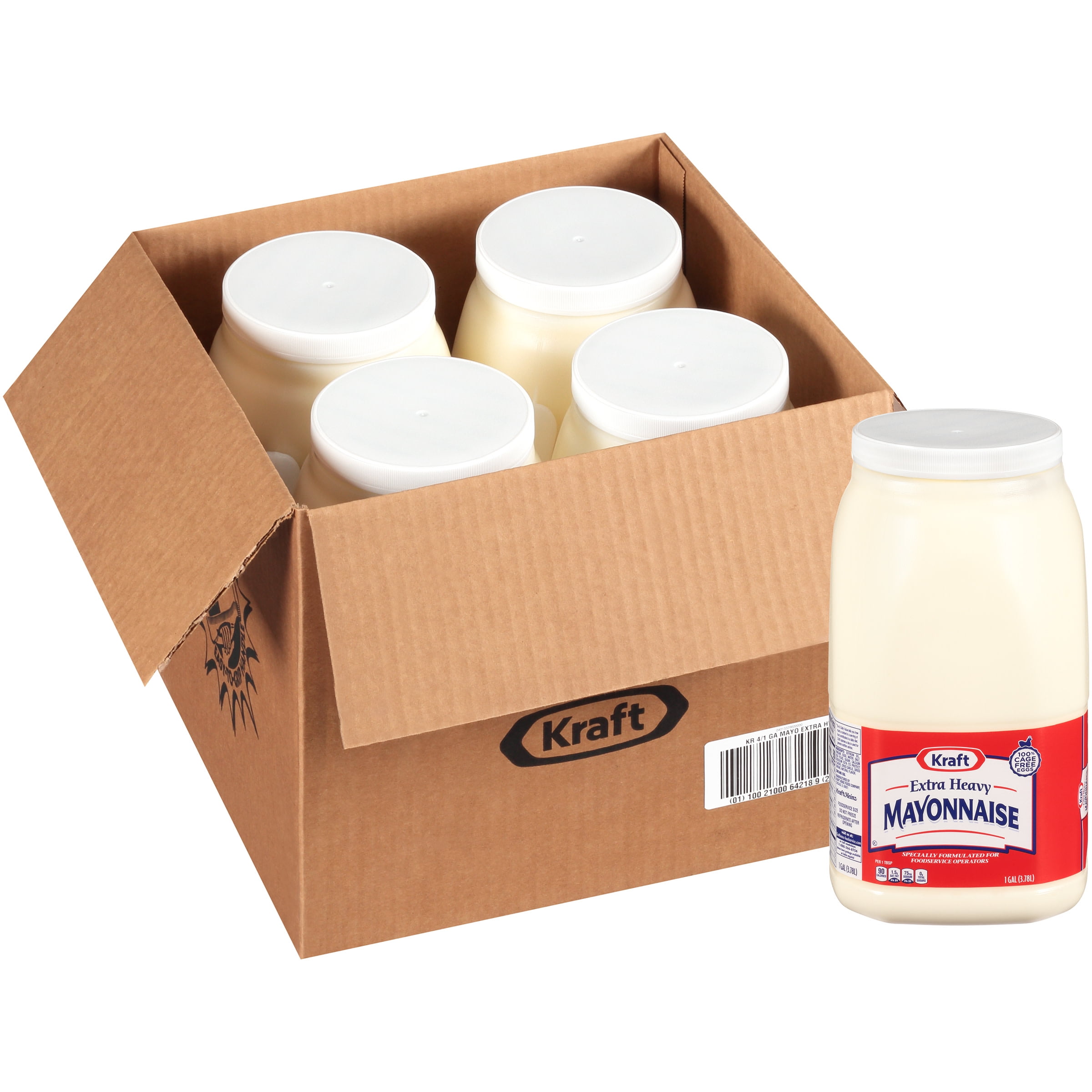 KRAFT Extra Heavy Mayonnaise, 1 gal. Jugs (Pack of 4)