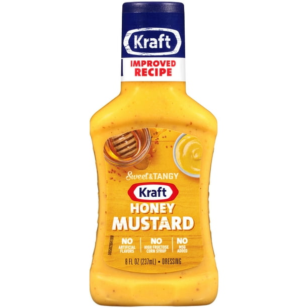 KRAFT Honey Mustard Dressing 8 oz Bottle