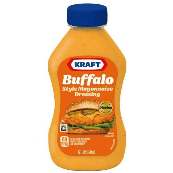 KRAFT MAYO MAYONNAISE Buffalo Style 12oz (Pack of 4)