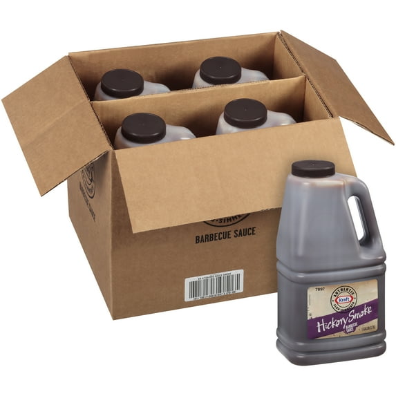 KRAFT Smoky BBQ Sauce, 1 gal. Jugs (Pack of 4)