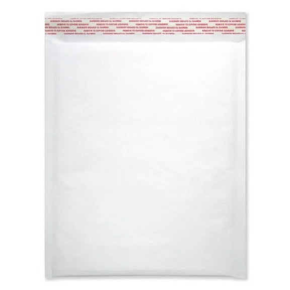 White KRAFTAIRJACKET® Paper Bubble Mailers #5 - 10.5 x 15 (QTY: 100)