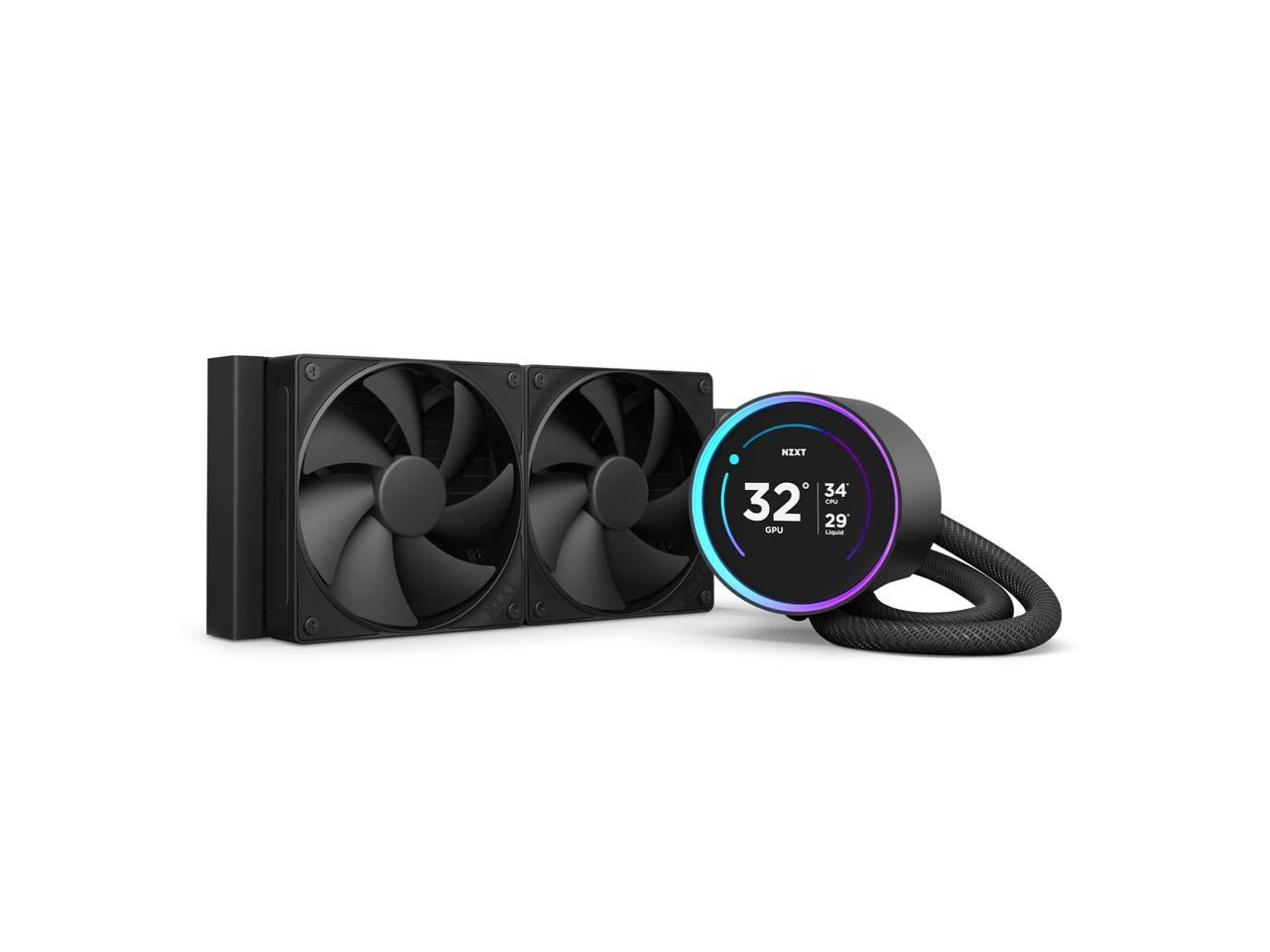 NZXT Kraken Elite 240mm All-in-One Liquid CPU Cooler with LCD