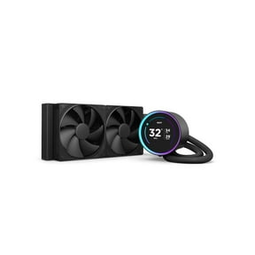 NZXT Kraken Elite 240mm All-in-One Liquid CPU Cooler with LCD Display, Black
