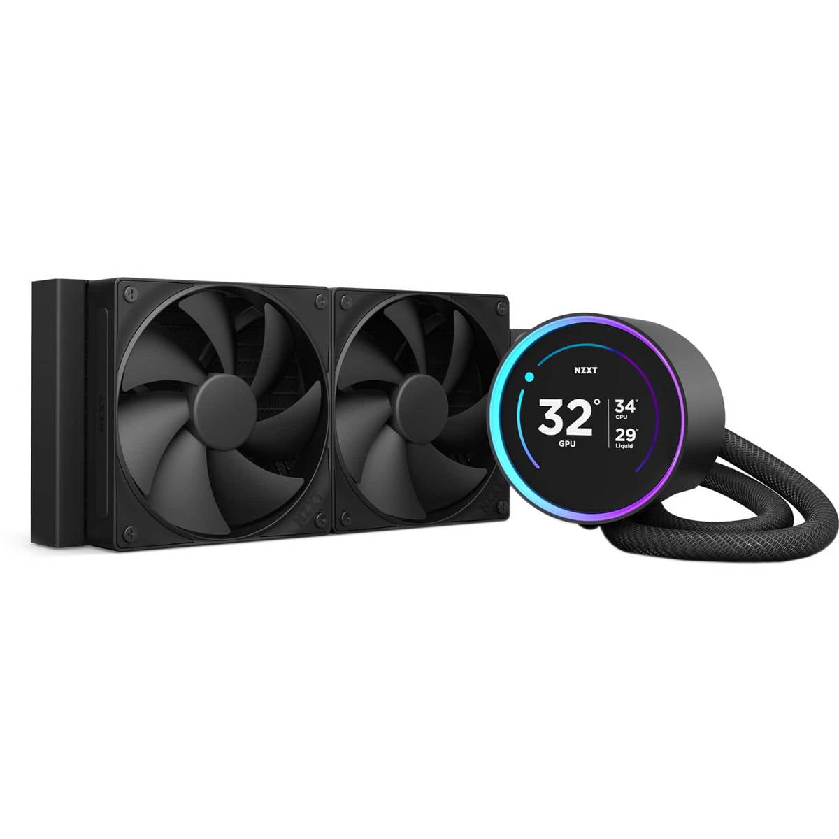 NZXT KRAKEN ELITE 240 ブラック NZXT Kraken Elite 240 | 240mm AIO w/ IPS LCD