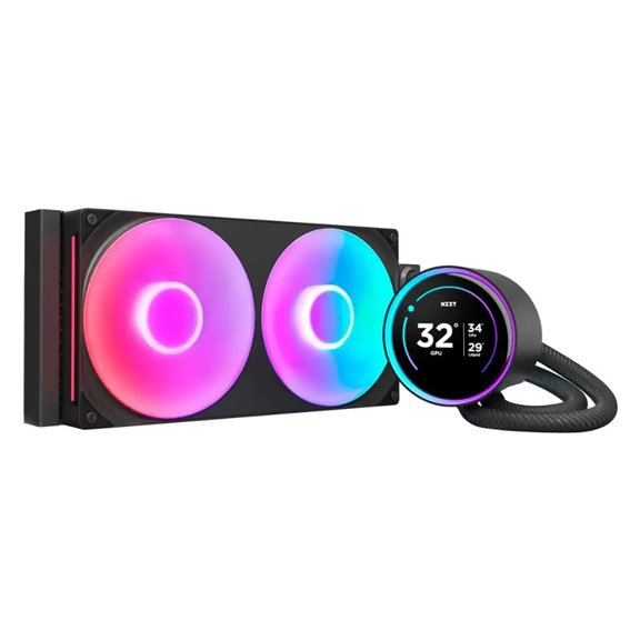 NZXT Kraken Elite RGB 280mm All-in-One Liquid CPU Cooler with LCD Display, Black