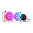 thumbnail image 1 of KRAKEN ELITE RGB 280 WHITE AIO LIQUID COOLER WITH IPS LCD & STATIC PRESSURE FANS Intel Socket LGA 1851, 1700 & 1200/115X AMD Socket AM5, AM4, 1 of 8