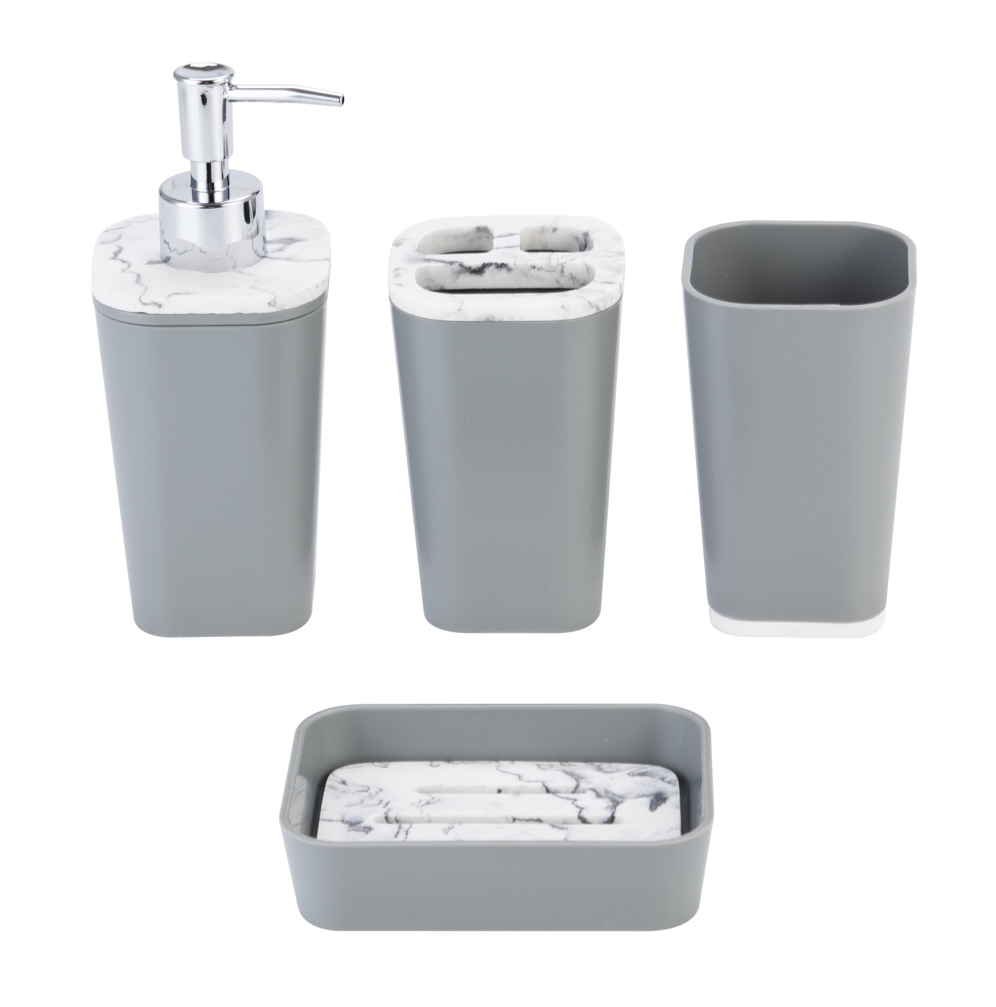 KRALIX Four Piece Bathroom Vanity Set- Grey - Walmart.com