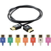 Kramer Electronics C-HM/HM/PICO Ultra-Slim Flexible High-Speed HDMI Cable with Ethernet, Blue, 3