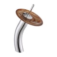 KRAUS Ares Glass Vessel Sink in Gold with Single Hole Single-Handle ...