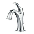 thumbnail image 1 of KRAUS Arlo Chrome Single Handle Basin Bathroom Faucet with Lift Rod Drain and Deck Plate, 1 of 11