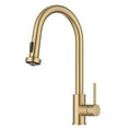 thumbnail image 1 of KRAUS Bolden 2-Function Single Handle Pull Down Kitchen Faucet in Spot-Free Brushed Brass, 1 of 7