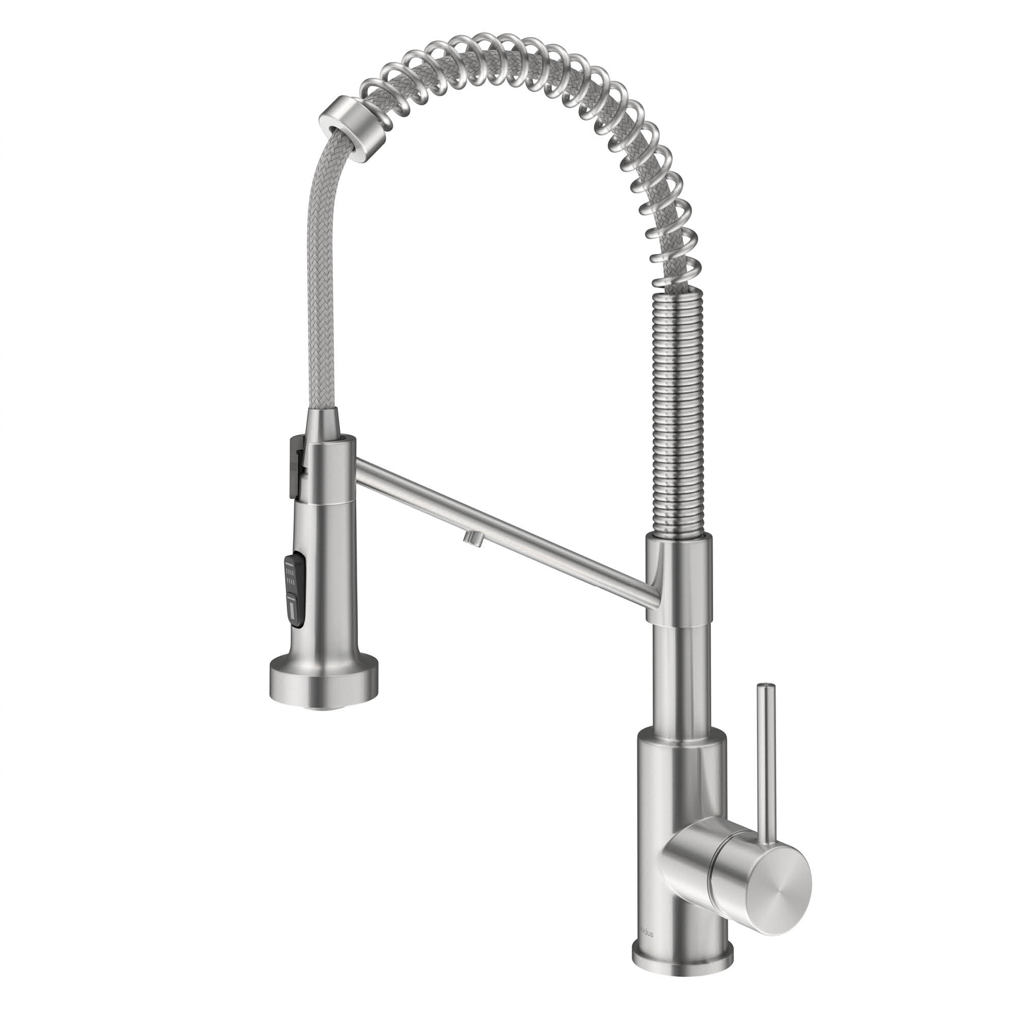 Bolden Stainless Steel Commercial Style Pull-Down Kitchen Faucet with Water Filter