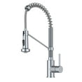 thumbnail image 1 of KRAUS Bolden Commercial Style 2-Function Single Handle Pull Down Kitchen Faucet in Chrome, 1 of 8