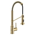 thumbnail image 1 of KRAUS Bolden Touchless Sensor Commercial Style 2-Function Single Handle Pull Down Kitchen Faucet in Spot-Free Brushed Brass, 1 of 8