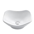 thumbnail image 1 of KRAUS Elavo Modern Art Vessel White Porcelain Ceramic Bathroom Sink, 15 1/2 inch, 1 of 9