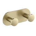 thumbnail image 1 of KRAUS Elie Bathroom Robe and Towel Rack with 2 Hooks in Brushed Gold, 1 of 9