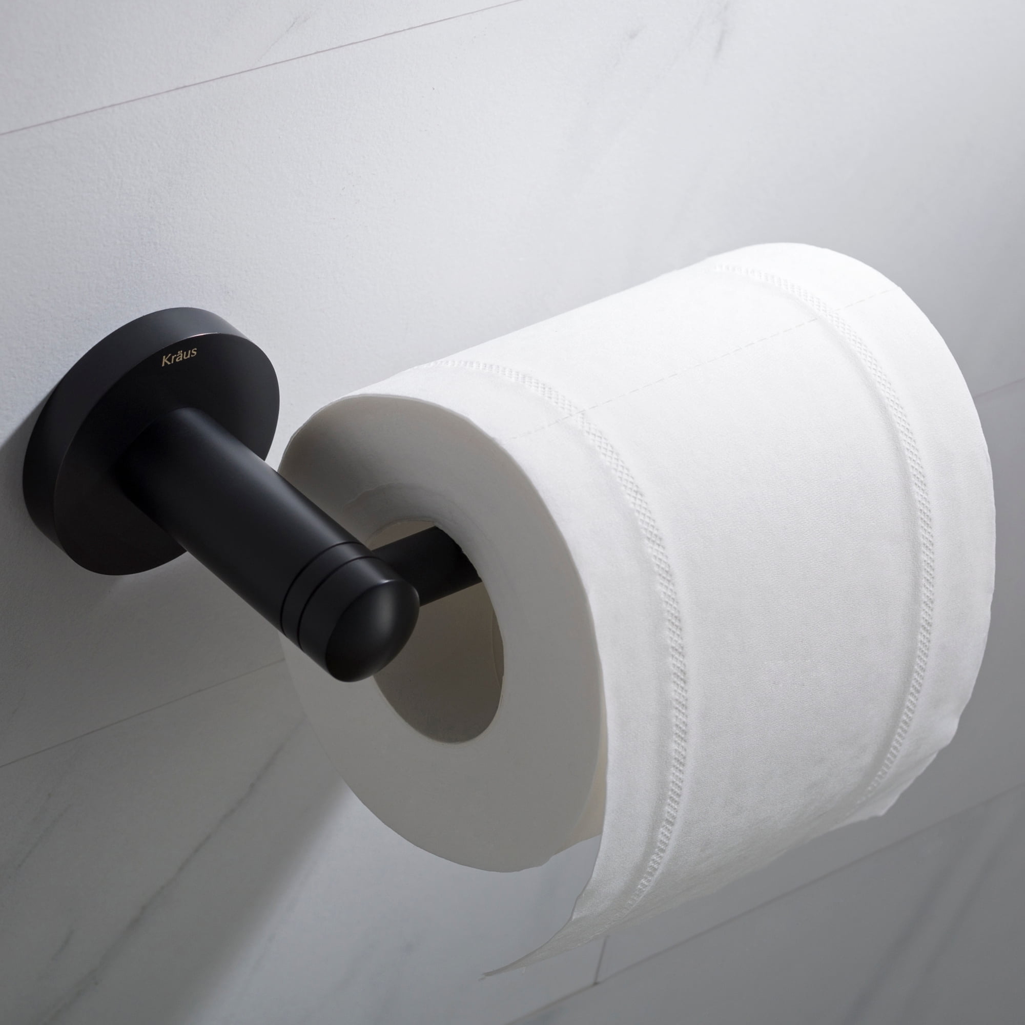 KRAUS Elie™ Bathroom Toilet Paper Holder, Matte Black Finish