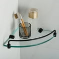 thumbnail image 1 of KRAUS Elie? Corner Bathroom Shelf, Matte Black Finish, 1 of 7