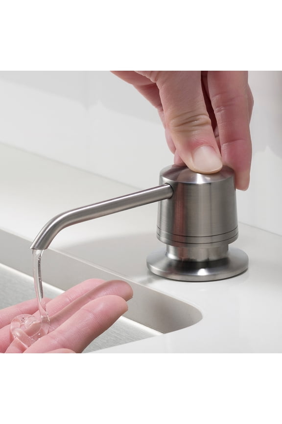 Kitchen Soap and Lotion Dispenser in Spot Free Stainless Steel