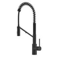 thumbnail image 1 of KRAUS Oletto 2-in-1 Commercial Style Pull-Down Single Handle Water Filter Kitchen Faucet for Reverse Osmosis or Water Filtration System in Matte Black, 1 of 18